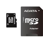 ADATA Micro SDHC karta 4GB Class 4 + SD adaptér AUSDH4GCL4-RA1