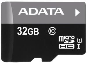 ADATA Premier micro SDHC karta 32GB UHS-I U1 Class 10 + adaptér AUSDH32GUICL10-RA1