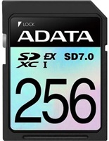 ADATA SDXC karta 256GB Express, PCIe Gen3, UHS-I, C10, V30, (R:800/W:700 MB/s) ASD256GEX3L1-C