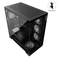 ADATA XPG case INVADER X Mid-Tower Case, bez zdroje, 5x 120mm Fan, black INVADERXMT-BKCWW