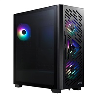 ADATA XPG case LANDER 501 Mid-Tower, bez zdroje, 4x 120mm ARGB Fan, Černá LANDER5014A-BKCWW