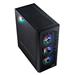 Adata XPG LANDER 501/Midi Tower/Transpar./Černá LANDER501CMTA-BKCWW
