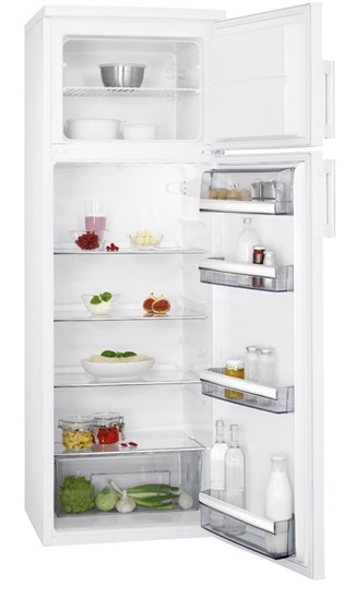 AEG RDB 72721 AW chladnicka s mraznickou hore 7332543518548