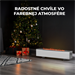 AENO FH1S Premium SPACE FIRE HEATER, Biely, LED, WI-FI, max 2000W, 1000x242cm, efekt ohńa AFH0001S