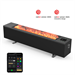 AENO FH2S Premium SPACE FIRE HEATER,Čierny, LED, WI-FI, max 2000W, 1000x242cm, efekt ohńa AFH0002S