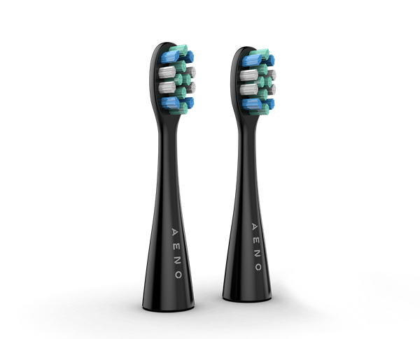 AENO Náhradné hlavice ADBTH2-1 na Sonické kefky DB2S cierne, 2ks, DuPont štetiny