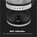 AENO Rychlovarná smart kanvica EK1S - 220-240V~, 50/60Hz, 1850-2200W, Strix, 1.15Kg AEK0001S