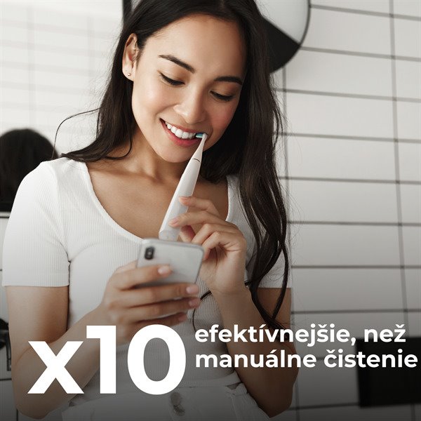AENO Sonická zubná kefka DB1S,Biela,4 módy+smart,bezdrôtové nabíjanie,46000 ot/min,90 dní bez nabíjania, IP ADB0001S_VYP