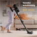 AENO Tyčový vysavač SC2, Turbo kefa, LED, AI nastavenie sacej sily, 60m ASC0002