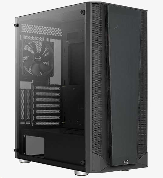 Aerocool Prism, skrinka ATX, fan, 2xUSB3.0 + USB2.0, čierna Prism-G-BK-v1