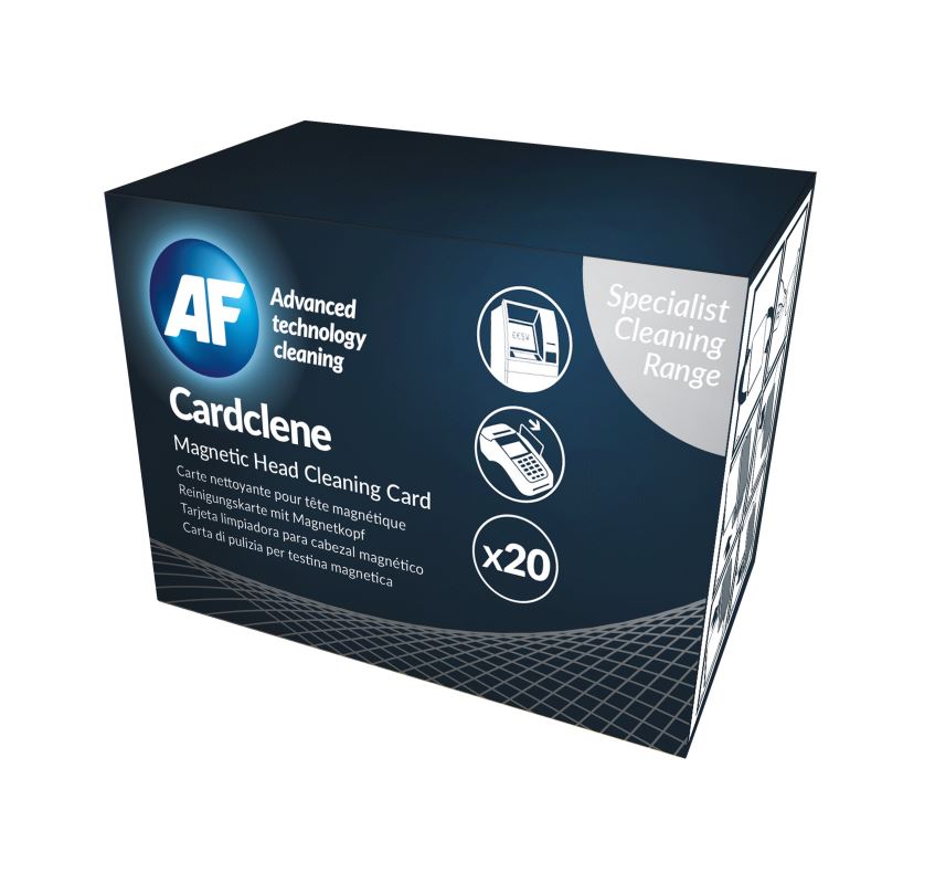 AF Cardclene - Čistící karty napuštěné rozpouštědlem (20 ks) 5028356500079