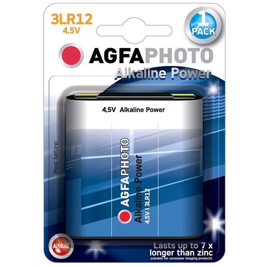 AgfaPhoto Power alkalická batéria 4,5V, blister 1ks AP-3LR12-1B