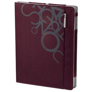 aha Young Fashion Jumble, obal pre Apple iPad2, višňovo-červený 101411 hama