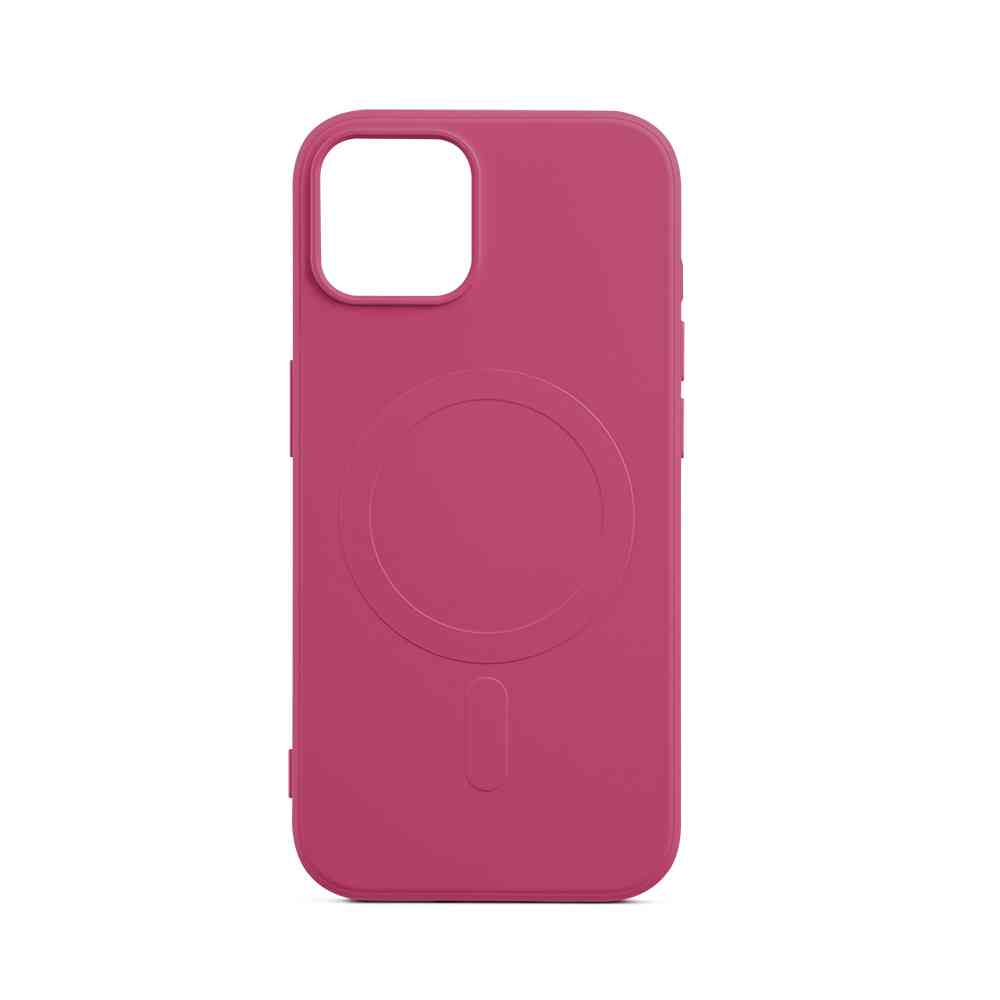 Aiino - Alma Recycled case with magnet for iPhone 15 - Cherry AIMA6123-CH