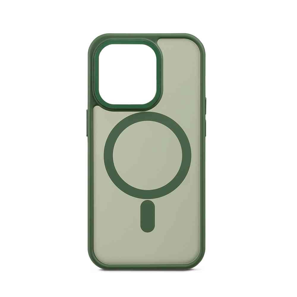 Aiino - Berry Protective case with magnet for iPhone 15 Pro Max - Green AIBE6723P-GR