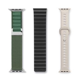 Aiino - Koa band for Apple Watch (1-10 Series) 42-49 mm - Ardesia Black AITIMEML
