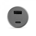 Aiino - Willy 78W Car Charger with USB-C and USB-A ports AICAR78W