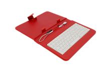 AIREN AiTab Leather Case 1 with USB Keyboard 7" RED (CZ/SK/DE/UK/US.. layout) Leather Case 1 7R