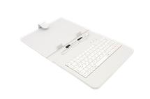 AIREN AiTab Leather Case 2 with USB Keyboard 8" WHITE (CZ/SK/DE/UK/US.. layout) Leather Case 2 8W