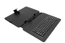 AIREN AiTab Leather Case 4 with USB Keyboard 10" BLACK (CZ/SK/DE/UK/US.. layout) Leather Case 4 10B