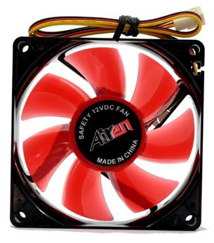 AIREN FAN RedWings80 LED RED (80x80x25, 14,9dBA) AIREN - FRW80LEDRED