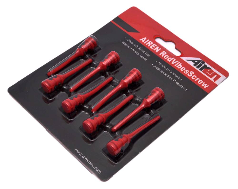 AIREN RedVibes Screw (8pcs Red color pack)