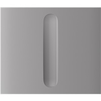 Ajax CenterButton (Dimmer) vertical - Středový kryt stmívatelného tlačítka, vertikální instalace, mlhová AJAX98594