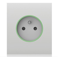 Ajax CenterCover (smart) - Středový kryt zásuvky, horizontální, bílá AJAX72575