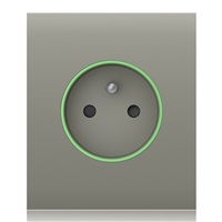 Ajax CenterCover (smart) - Středový kryt zásuvky, horizontální, olivová AJAX59985
