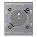 Ajax CenterCover (smart) - Středový kryt zásuvky, horizontální, šedá AJAX59987