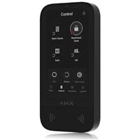 Ajax KeyPad TouchScreen (8EU) ASP black (58454) Bezdrátová dotyková klávesnice s IPS obrazovkou AJAX58454