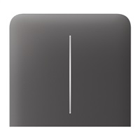 Ajax SideButton (2-gang) vertical - Boční dvou tlačítko, vertikální instalace, šedá AJAX83438