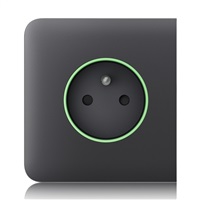 Ajax SideCover (smart) - Boční kryt zásuvky, horizontální, grafitová AJAX60005