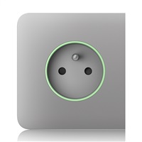 Ajax SideCover (smart) - Boční kryt zásuvky, horizontální, mlhová AJAX60004