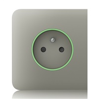 Ajax SideCover (smart) - Boční kryt zásuvky, horizontální, olivová AJAX60008