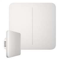 Ajax SoloButton (2-gang) white (45120) - Tlačítko pro LightSwitch (spínač řazení 5) AJAX45120