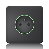 Ajax SoloCover (smart) - Samostatný kryt zásuvky, grafitová AJAX60044