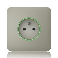 Ajax SoloCover (smart) - Samostatný kryt zásuvky, olivová AJAX60041