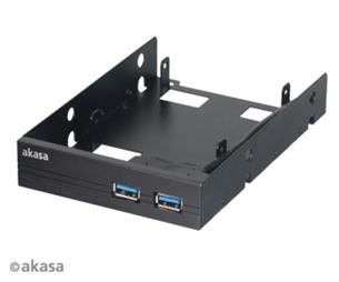 AKASA 2 x 2.5" SSD & HDD adaptér s 2x USB 3.0 AK-HDA-06BKV2