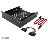 AKASA adaptér 3.5" interní zařízení/SSD/HDD + SATA kabely AK-HDA-12