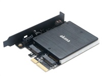 AKASA adaptér M.2 do PCIex s chladičem RGB AK-PCCM2P-03