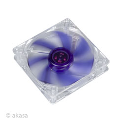 AKASA AK-191BL Case FUN - 12cm vetrák