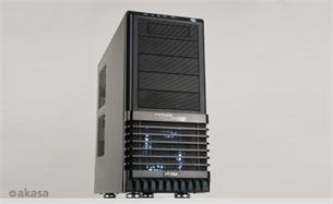 Akasa AK-BKXNE-01 Freedom Xone midi tower case, čierny