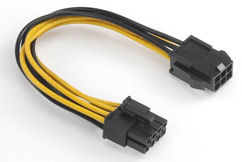 AKASA AK-CB051, PCIe to ATX12V Cable Adapter