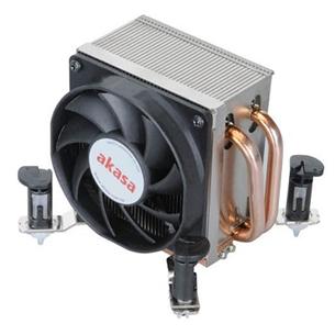 AKASA AK-CCE-7201CP pre LGA 775 a 1156 2x U-shape heatpipes, PWM fan, ultra-tichý