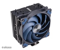 AKASA chladič CPU Alucia H4, Heatpipes, Black fins AK-CC4017EP01
