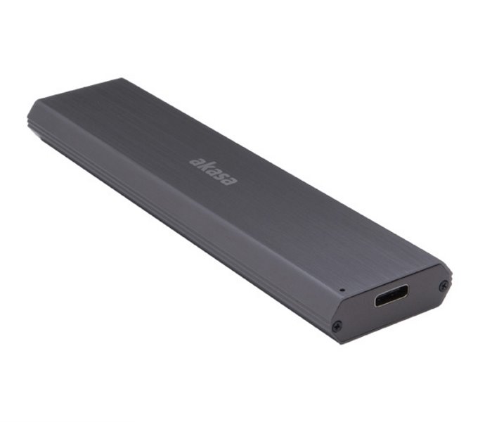 AKASA externí box pro M.2 PCIe NVMe SSD / AK-ENU3M2-03 / USB 3.1 Gen2 Type-C / hliníkový / černý