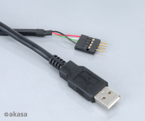 AKASA EXUSBIE-40 USB internal to external kábel 40cm