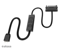 AKASA kontrolní panel pro RGB pásky Vegas manuální AK-RLC-01