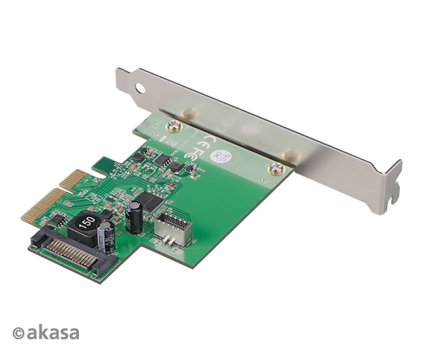 AKASA PCIe karta USB 3.2 Gen 2 interní konektor AK-PCCU3-06